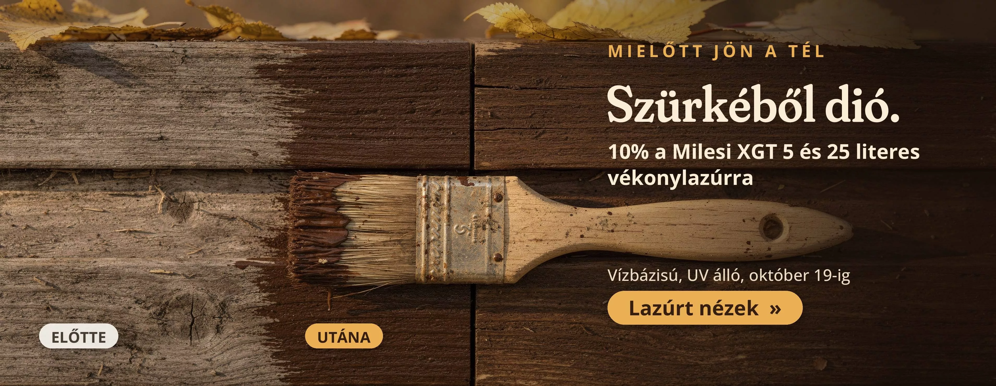 Vékonylazúr Akció