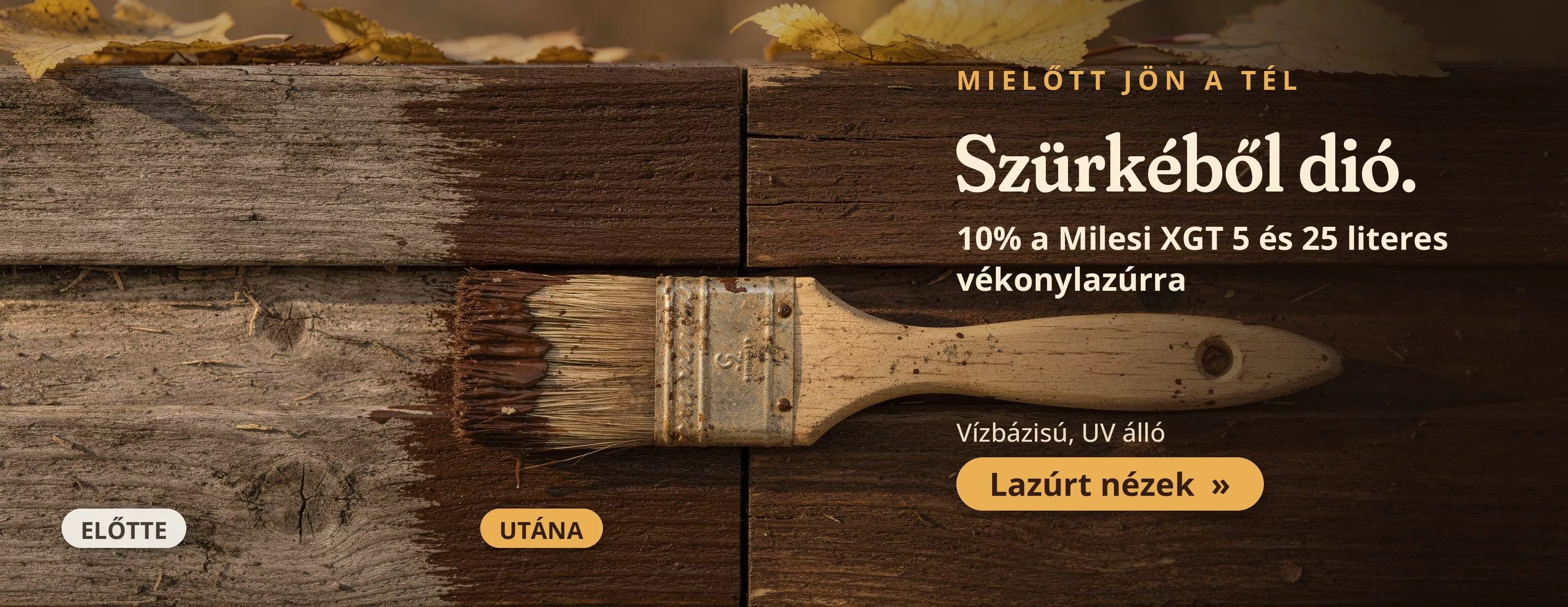 Vékonylazúr Akció