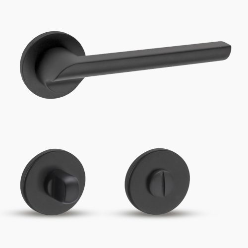 Punto Fekete Körrozettás WC