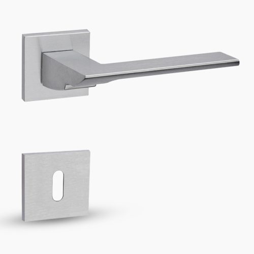 Italia Matt Króm Négyzetrozettás