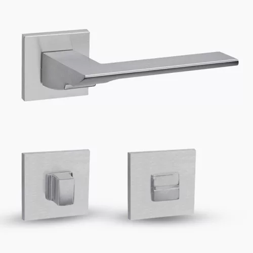 Italia Matt Króm Négyzetrozettás WC