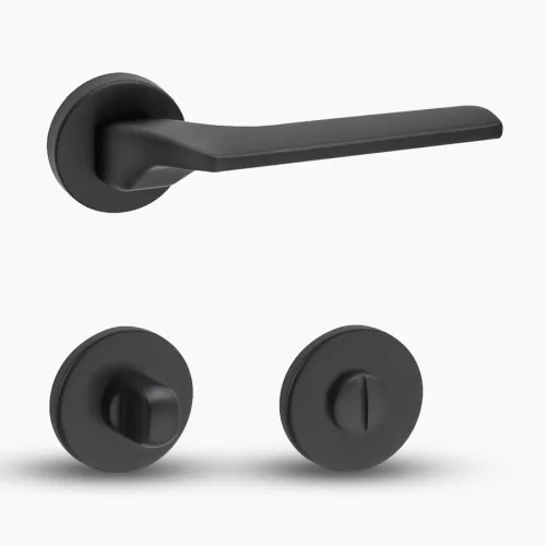 Corsa Fekete Alacsony Körrozettás 5mm WC