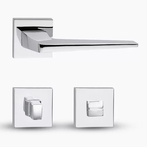 Flake Króm Alacsony Négyzetrozettás 5mm WC