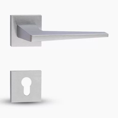 Flake Matt Króm Alacsony Négyzetrozettás 5mm PZ