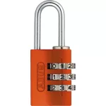 ABUS 724/20 Narancssárga lakat