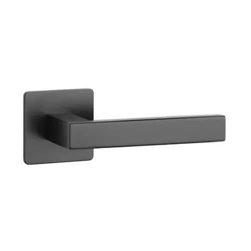 Square matt fekete laprozettás Négyzetrozettás WC