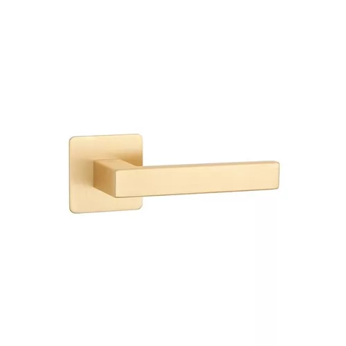 Square szatén arany laprozettás Négyzetrozettás WC