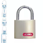 ABUS 818/40 lakat - 3 DB Fúrt kulcs