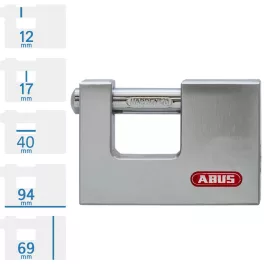 ABUS 888/95 lakat - 5 DB Fúrt kulcs