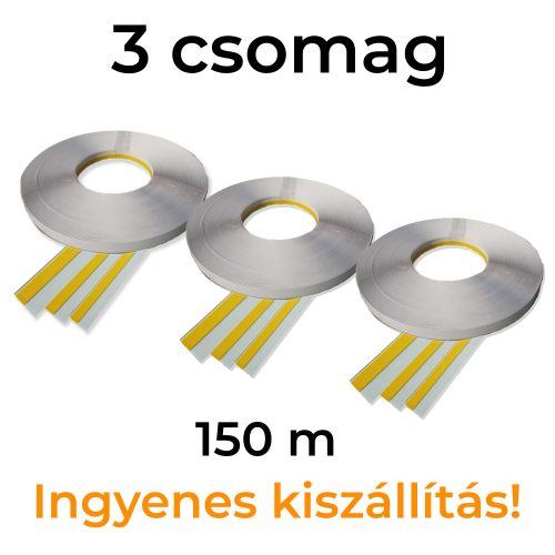 Takaró tekercs fehér, 30mm/150m törhető, 1 oldalt öntapadós