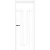 M103 Festett MDF ajtó egyedi méretben - Fehér